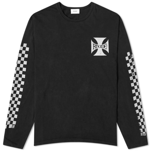 RHUDE CLASSIC CHECKERS LONG SLEEVES - Picture 1 of 6